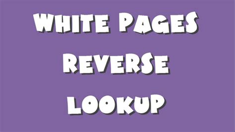 White pages backwards search - White Pages Canada Reverse Lookup. Find a Person by Phone Number. Navigation. Home · People Address Search · People Reverse Lookup · Browse by Province .....